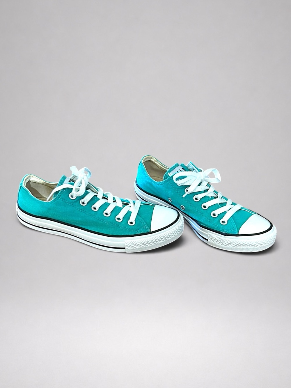 Converse Chuck Taylor All Star Low Waterfall Teal Sneakers Women’s 8 - Picture 2 of 11